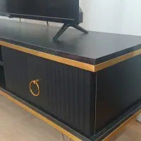 میز تلویزیون طرح کلاسیک مشکی