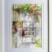 تابلو آبرنگ|تابلو، نقاشی، عکس|تهران, ترمینال غرب|دیوار