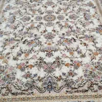 چهار تخته فرش 6متری  گل برجسته طرح افشان