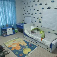 سرویس خواب کامل نوجوان قابل تبدیل به کودک|تخت و سرویس خواب|شهرکرد, |دیوار