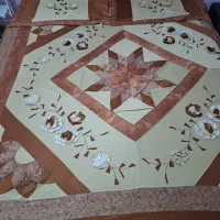 روتختی گل برجسته و تکه دوزی.