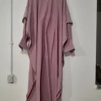 عبا رنگ صورتی کالباسی فری سایز در حد نو