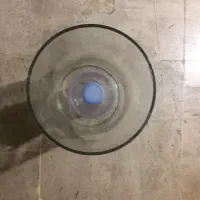 2عدد ظرف یا گلدان شیشه ای|صنایع دستی و سایر لوازم تزئینی|تهران, زرکش|دیوار