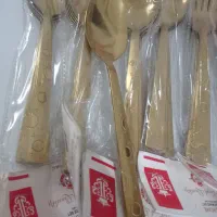 قاشق وچنگال طلایی|ظروف سرو و پذیرایی|تبریز, |دیوار