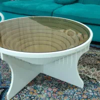 ست مبل و جلو مبلی و دوتا میز عسلی