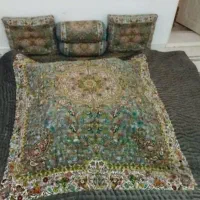 لحاف کرسی قدرجونی تابنده ابعاد 4 در 4 متر مربع فول|رختخواب، بالش، پتو|تهران, شهرک ولیعصر جنوبی|دیوار