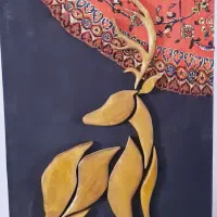 تابلو فرش وچوب
