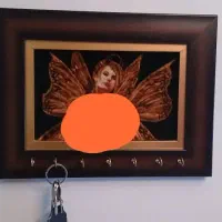 طرح پری خارجی فرش قاب کلید آویز