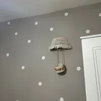 لوستر مکرومه اتاق کودک