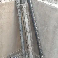 سه عدد قوطوعی 10 در10و دو عدد لوله گاز 10