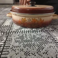 ماهیتابه لعابی جنس قدیمی