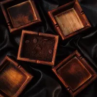 زیر سیگاری چوبی