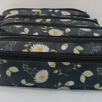 جامدادی برزنت دو زیپ|لوازم التحریر|قائن, |دیوار