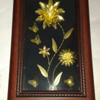 قوبرنجی هندی پرتراش وبزرگ میوه خوری  تابلو برنجی|مجسمه، تندیس، ماکت|تهران, اختیاریه|دیوار