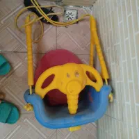 عروسک خرس بزرگ تاب ومیله بارفیکس