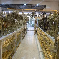 میز خاطره یا میز تلفن ۲ طبقه تمام برنز ۱۰ سال ضمان|میز تلفن|مشهد, کوی المهدی|دیوار