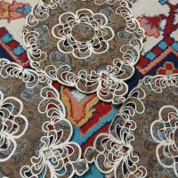 رومیزی ترمه طرح بوته جغه نونونو|پرده، رانر، رومیزی|تهران, سلسبیل شمالی|دیوار