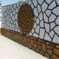 سیمانکاری طرح دار