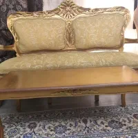 یک دست مبلمان استیل سلطنتی مدل فرهی ۴ گل ۹ نفره|مبلمان خانگی و میز عسلی|تهران, اختیاریه|دیوار
