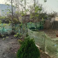 زمین ۴۰۰ متری ، باغی ، خانه نیمه کاره