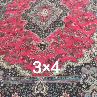 دو‌ تخته فرش قرمز۳×۴|فرش|مرند, |دیوار