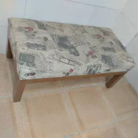 پاف پایه چوبی