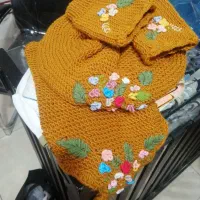 کلاه برت وشال 3 گوش ودستکش