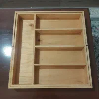 تقسیم قاشق چنگال چوبی کابینتی