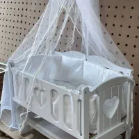 گهواره کنار مادر مدل قلب- دارای سرویس خواب|تخت و صندلی بچه|زابل, |دیوار