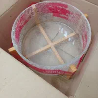 ظرف سالادخوری شیشه تَرَک (آبگز)|ظروف سرو و پذیرایی|رشت, چله خانه|دیوار