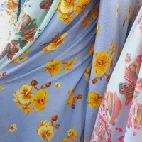 پارچه کرپ و نخی حراج واقعی فقط ۱۹۷|لوازم خیاطی و بافتنی|یاسوج, |دیوار