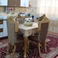 میز نهار خوری سلطنتی پارچه نانو ضد لک