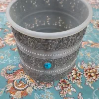 ست دکوری خاص ساعت دیواری طرح نقره و نگین فیروزه ای|ساعت دیواری و تزئینی|پردیس, فاز ۱۱|دیوار