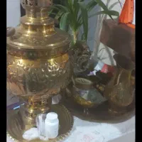 سماور برنجی  دست کامل