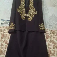 کت ودامن مجلسی سه تیکه  پرکارسایز۴۸ به قیمت ۱۲۰۰