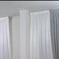 پرده پذیرایی همراه با والان