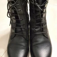 بوت زنانه چرم طبیعی ساخت ترکیه