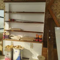 کابینت و ویترین|بوفه، ویترین، کنسول|بناب, |دیوار