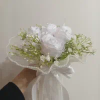 سفارش انواع گل عروس،باکس گل مصنوعی