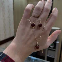 پلاک انار طلا