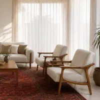 طراحی کلاسیک/با مبلمان غزال