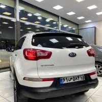 اسپورتیج ۲۰۱۳ سفید فول  پلاک ملی