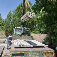 پایه فنس و تیرچه باغی|خدمات باغبانی و درختکاری|خرمدره, |دیوار