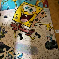 فرش ۴متری طرح باب اسفنجی