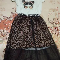 تاپ ودامن مجلسی دخترانه