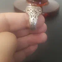 نگین عقیق یمن/ رکاب نقره تراش خراسان|جواهرات|قزوین, |دیوار