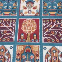 گلیم ۹متری شطرنجی نو نو