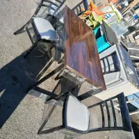 میز نهارخوری 4نفره درحدنو|میز و صندلی غذاخوری|سبزوار, طبرسی (جعفرآباد)|دیوار