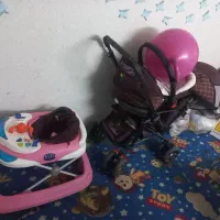 کمدوتخت بچه وکالسکه وتوستر|تخت و صندلی بچه|یزد, |دیوار