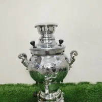 سماور قلم زنی 6لیتری نو‌ برند ثمین|سماور، چای‌ساز، قهوه‌ساز|تهران, شهرک رضویه|دیوار